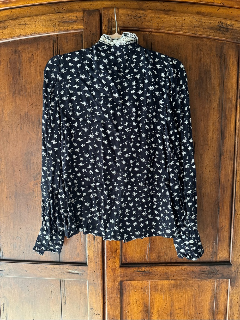 Sezane x Sea NY Chlo Shirt Navy Floral FR36 - Picture 11 of 14